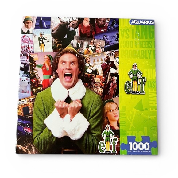 Aquarius Other - Elf Movie Puzzle 1000 Pieces holiday games family activity Christmas